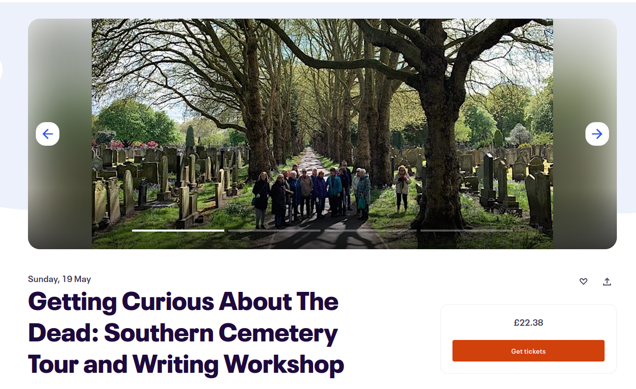 Getting Curious About the Dead - Manchester City of Literature